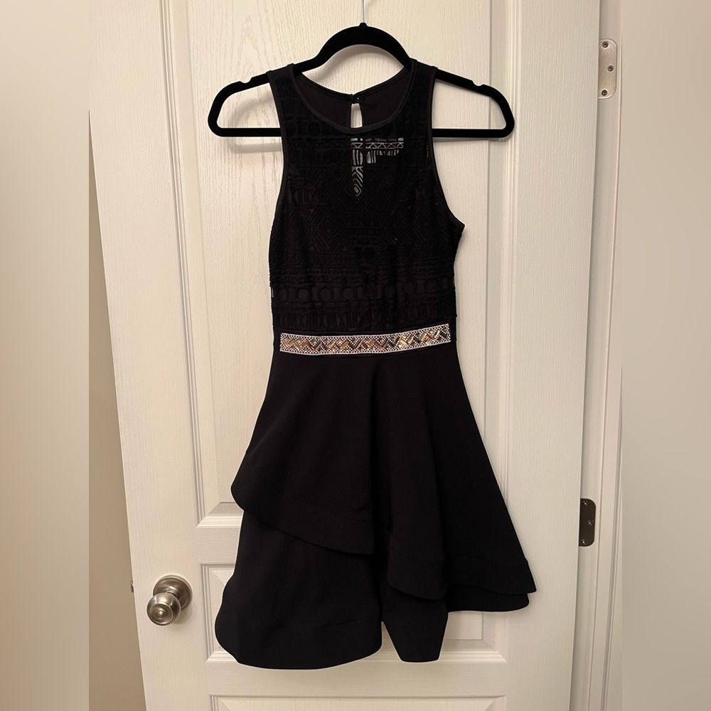 Short black party dress
